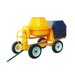 Smaller model diesel concrete mobile mixer with wheels