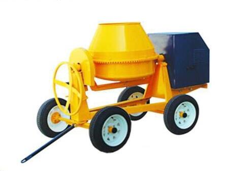 Smaller model diesel concrete mobile mixer with wheels