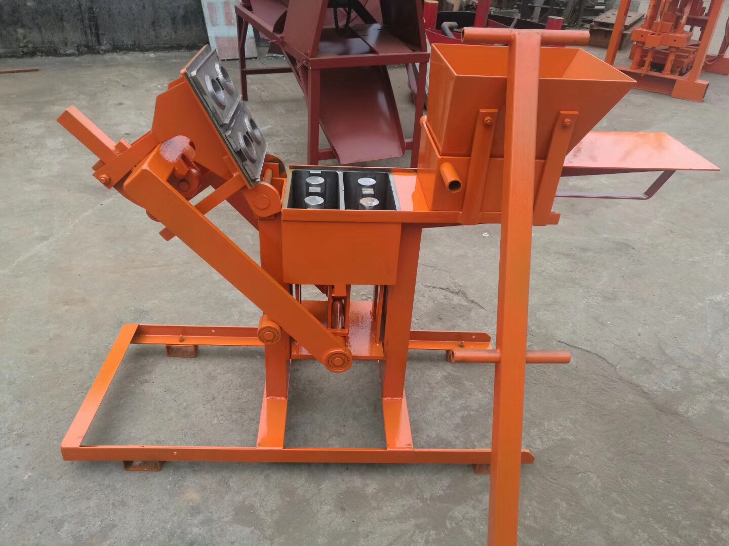 manual clay brick machine/ground brick machine